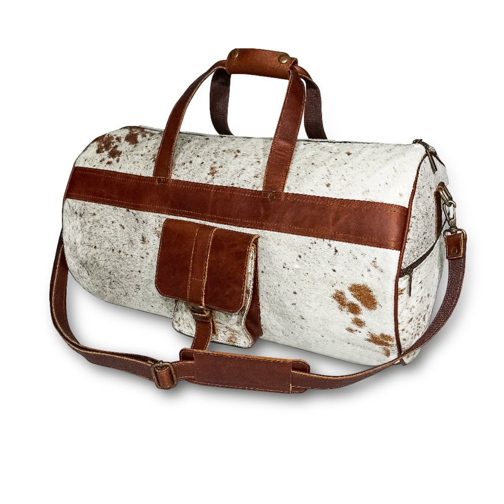 Cowhide Leather Duffle Bag - Hides & Leathers - Cowhide Duffel Bag