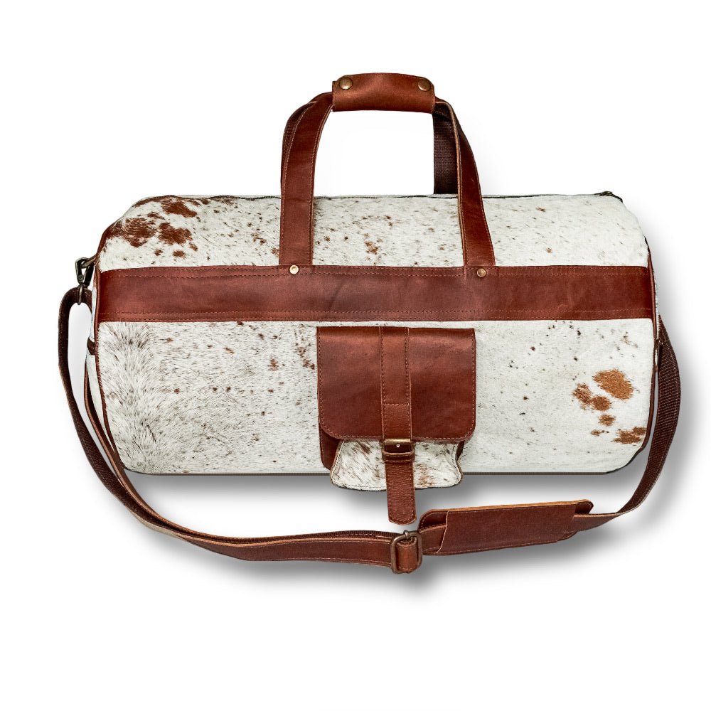 Cowhide Leather Duffle Bag - Hides & Leathers - Cowhide Duffel Bag