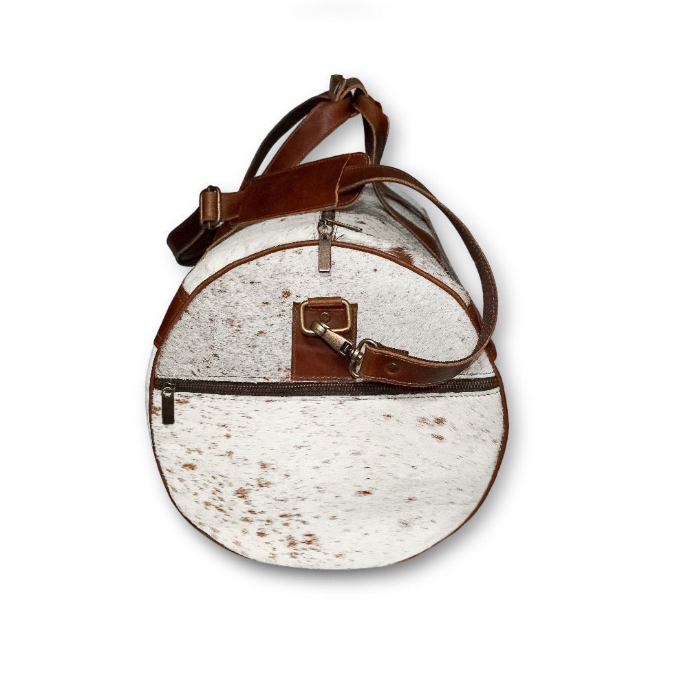 Cowhide Leather Duffle Bag - Hides & Leathers - Cowhide Duffel Bag