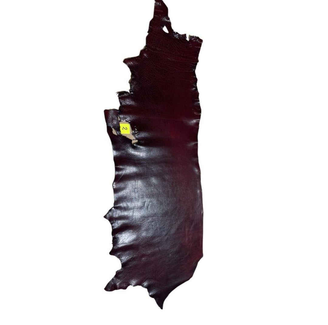 Dyed Natural Grain Bison Leather Sides - Hides & Leathers - Leather