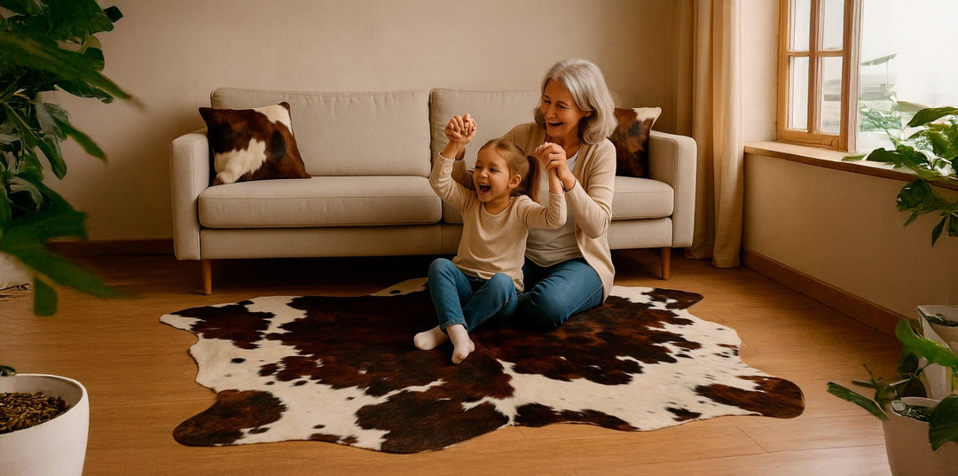 Genuine Cowhide Rugs - Brindle - Hides & Leathers -