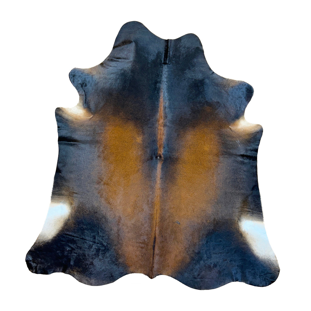 Genuine Cowhide Rugs - Brown and Black 0006 - Hides & Leathers -