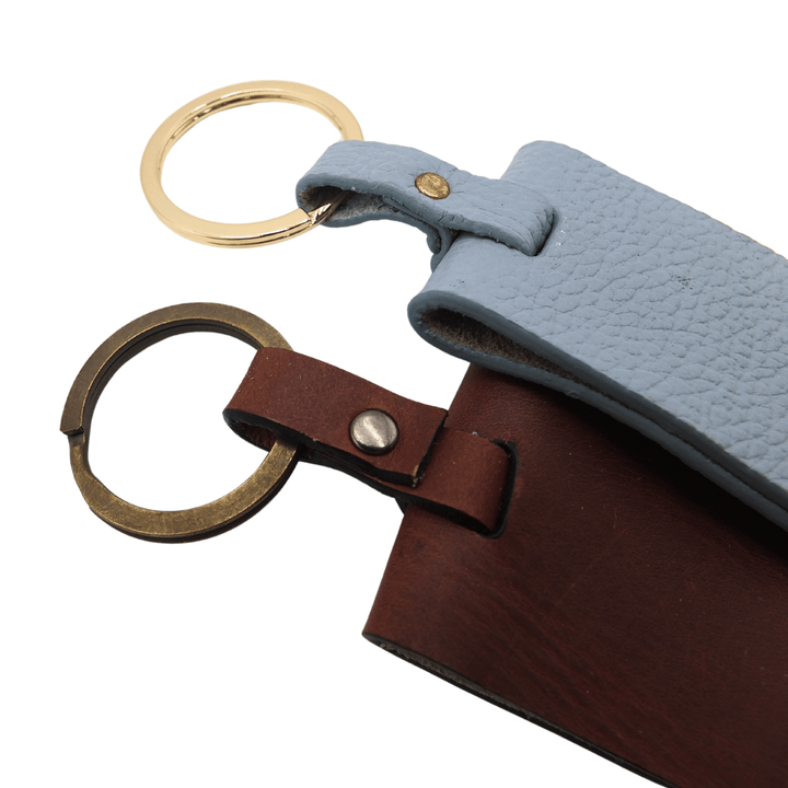 Rectangle Leather Keychain - Hides & Leathers - accessories