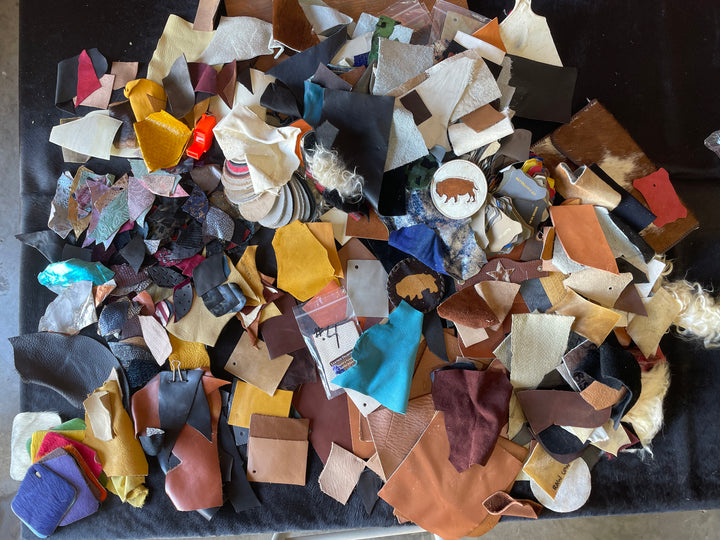 leather scraps