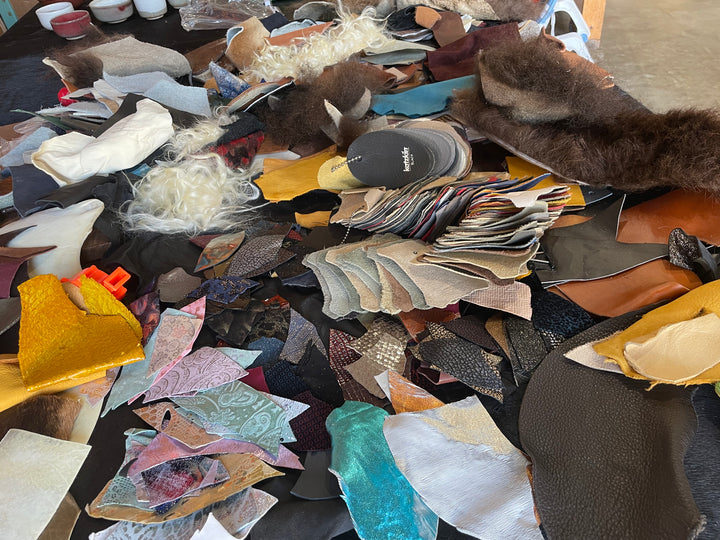 leather scraps
