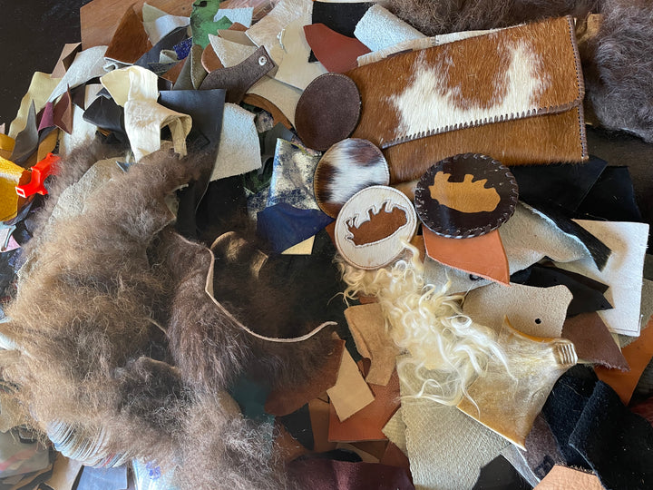 leather scraps