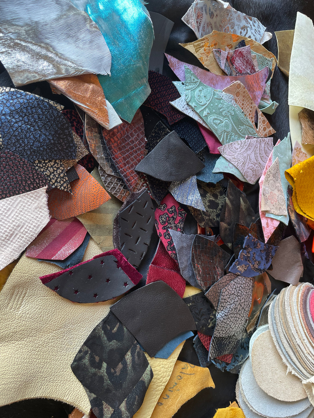 leather scraps