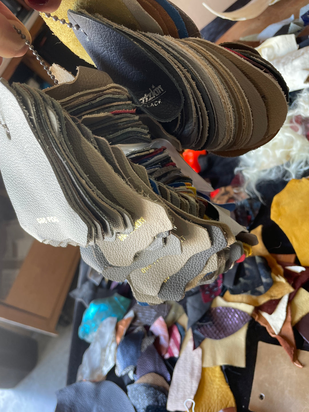 leather scraps