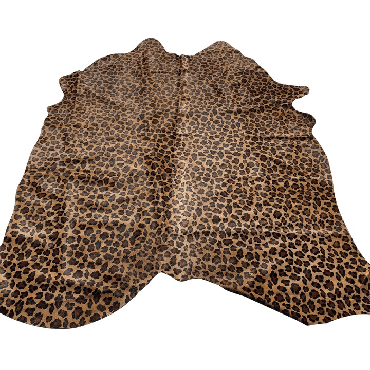 Leopard print on cowhide - Hides & Leathers -