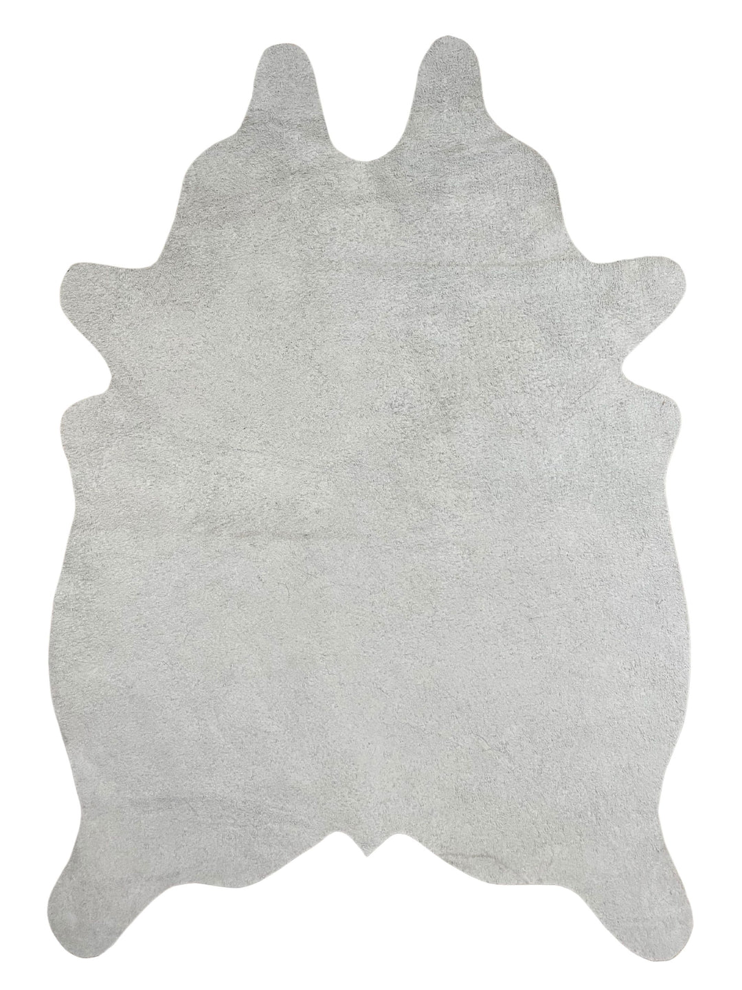 Cutout Cowhide Mini Rugs - Black and White Speckled