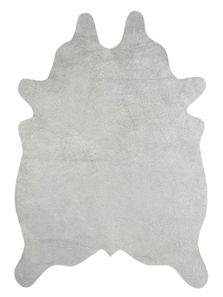 Cutout Cowhide Mini Rugs - Brown and White