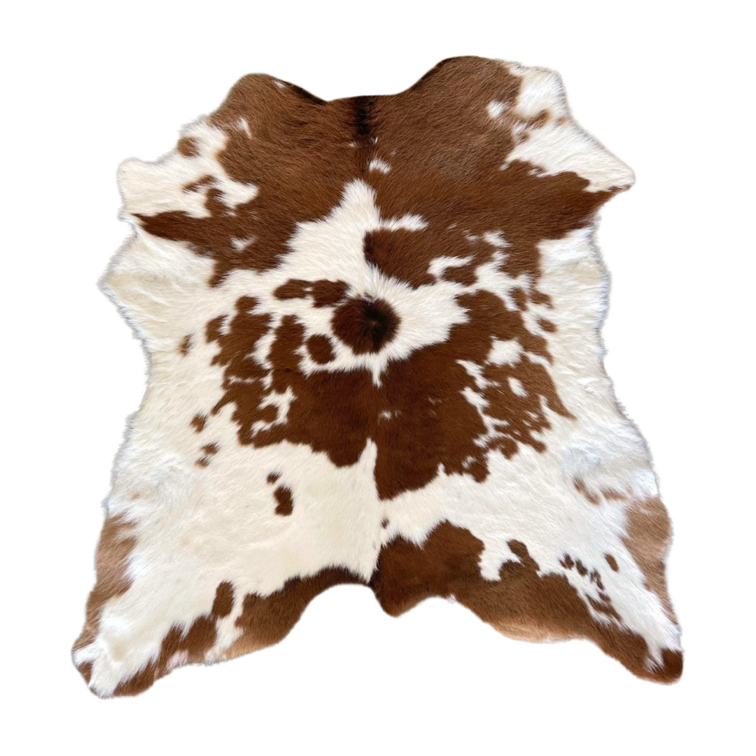 Calf Hide - Brown and White