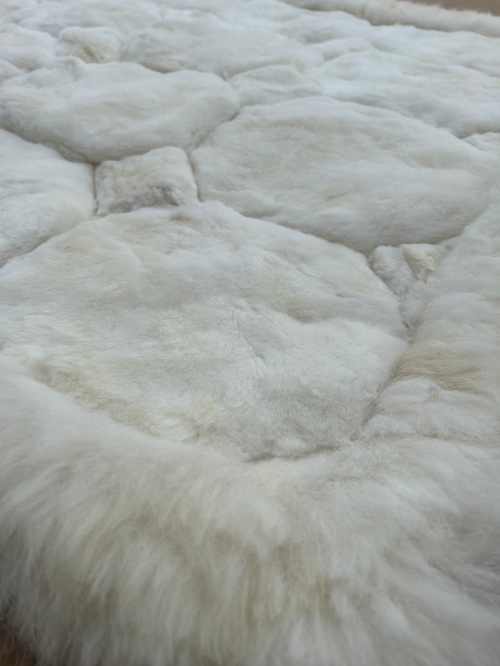 Alpaca Area Rugs - White