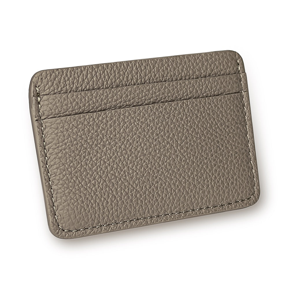 Slim Genuine Leather Credit Card Holder