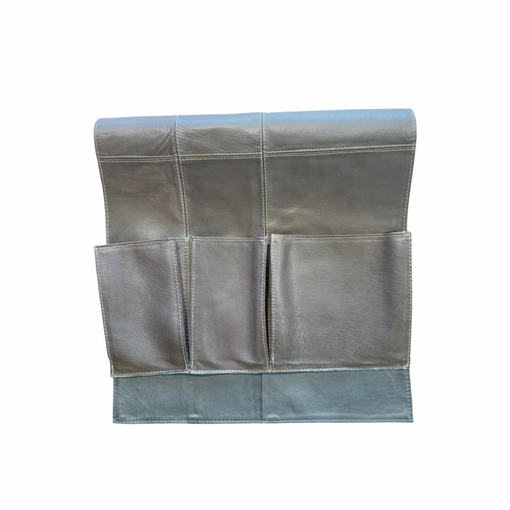 Cowhide and Leather Bedside Organizer
