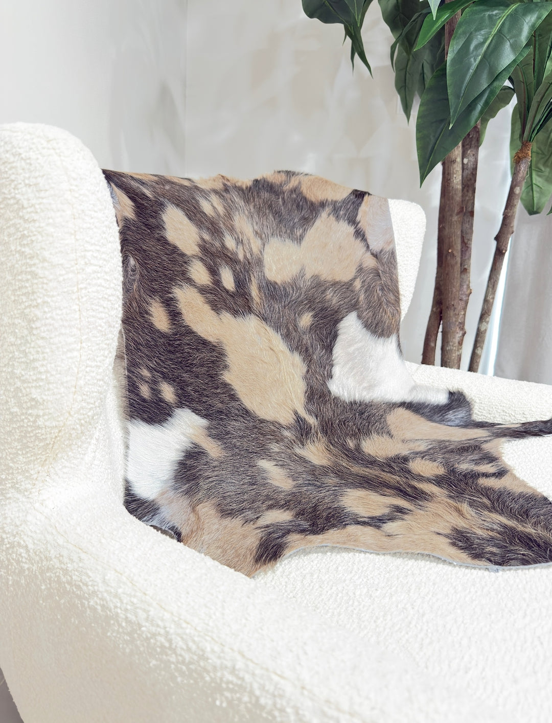 Goat Skin Rug - Tricolor