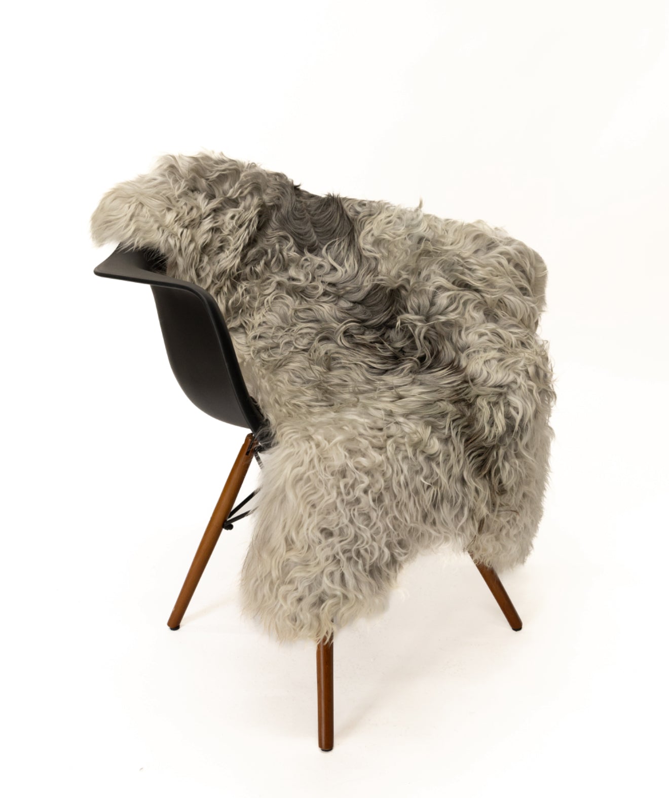 Angora Goat Hide - Gray - Hides & Leathers - 