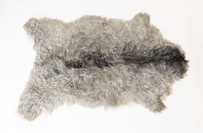Angora Goat Hide - Gray - Hides & Leathers - 
