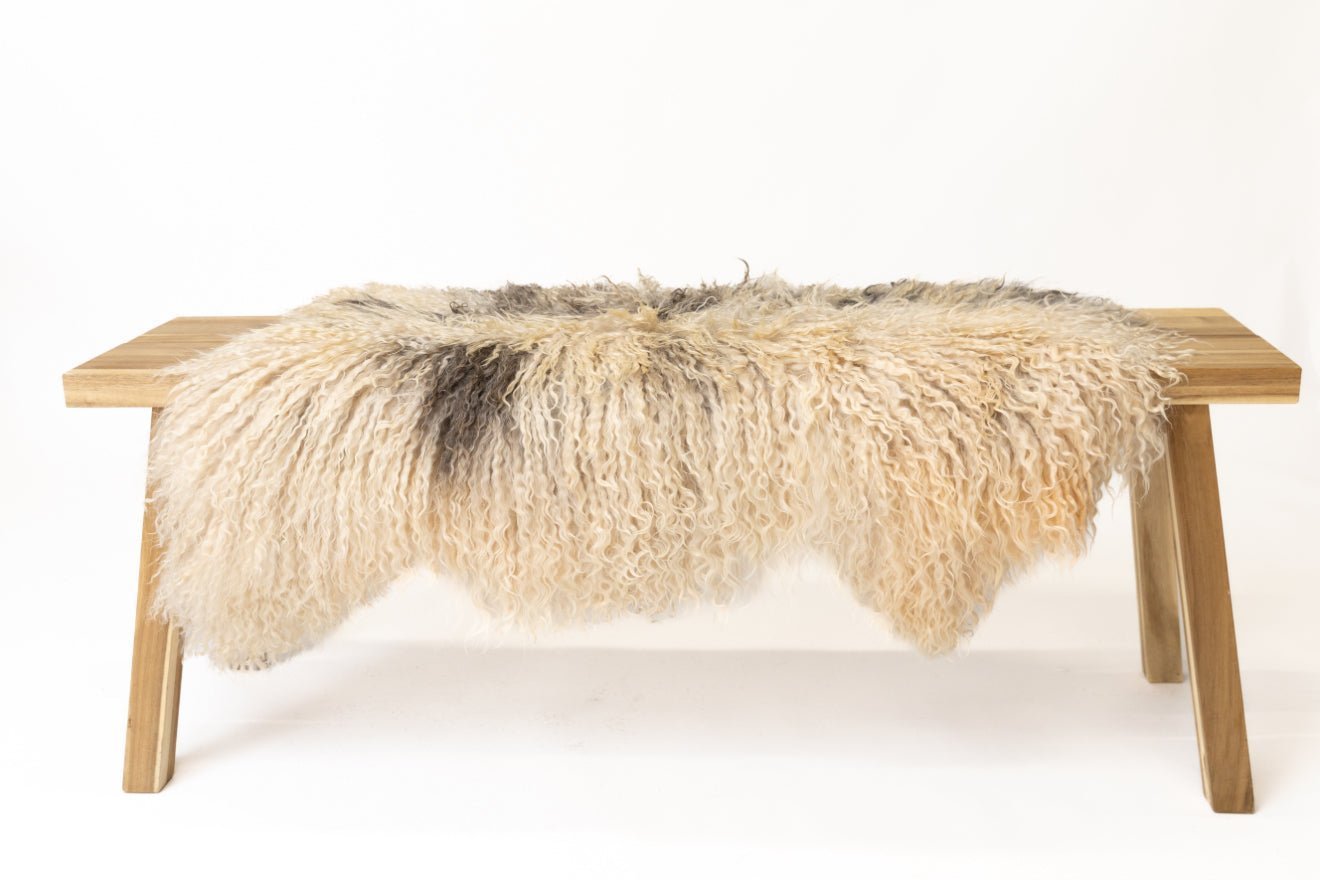 Angora Goat Hide - Natural - Hides & Leathers - 