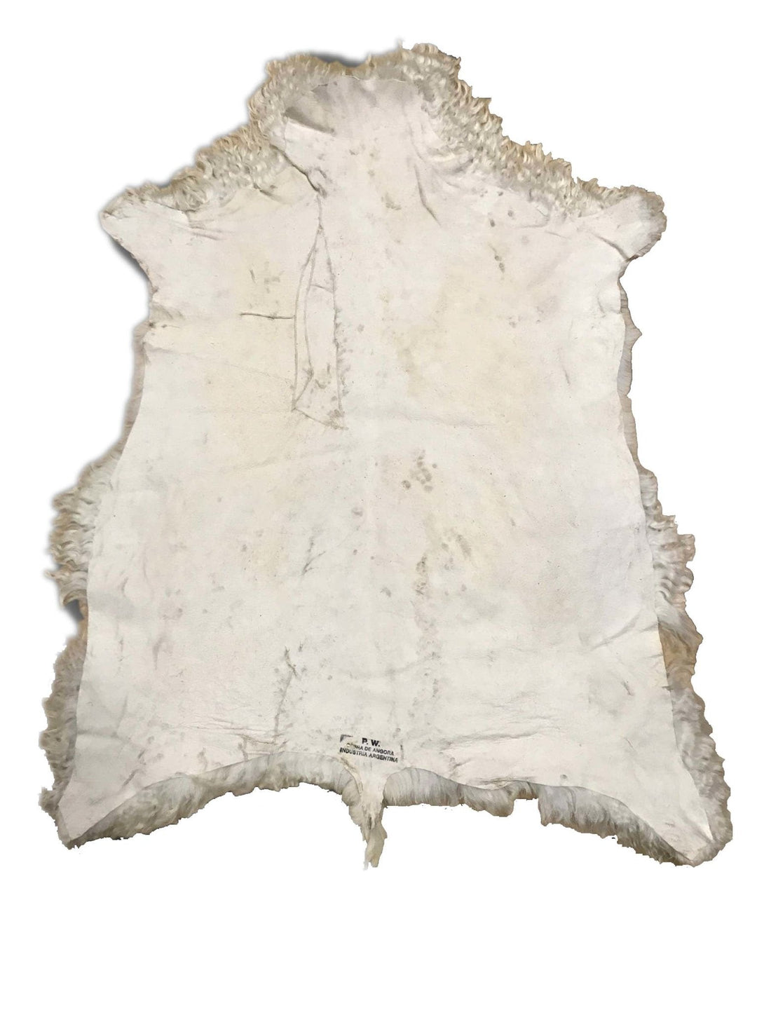 Angora Goat Hide - White - Hides & Leather Store - By Trahide -