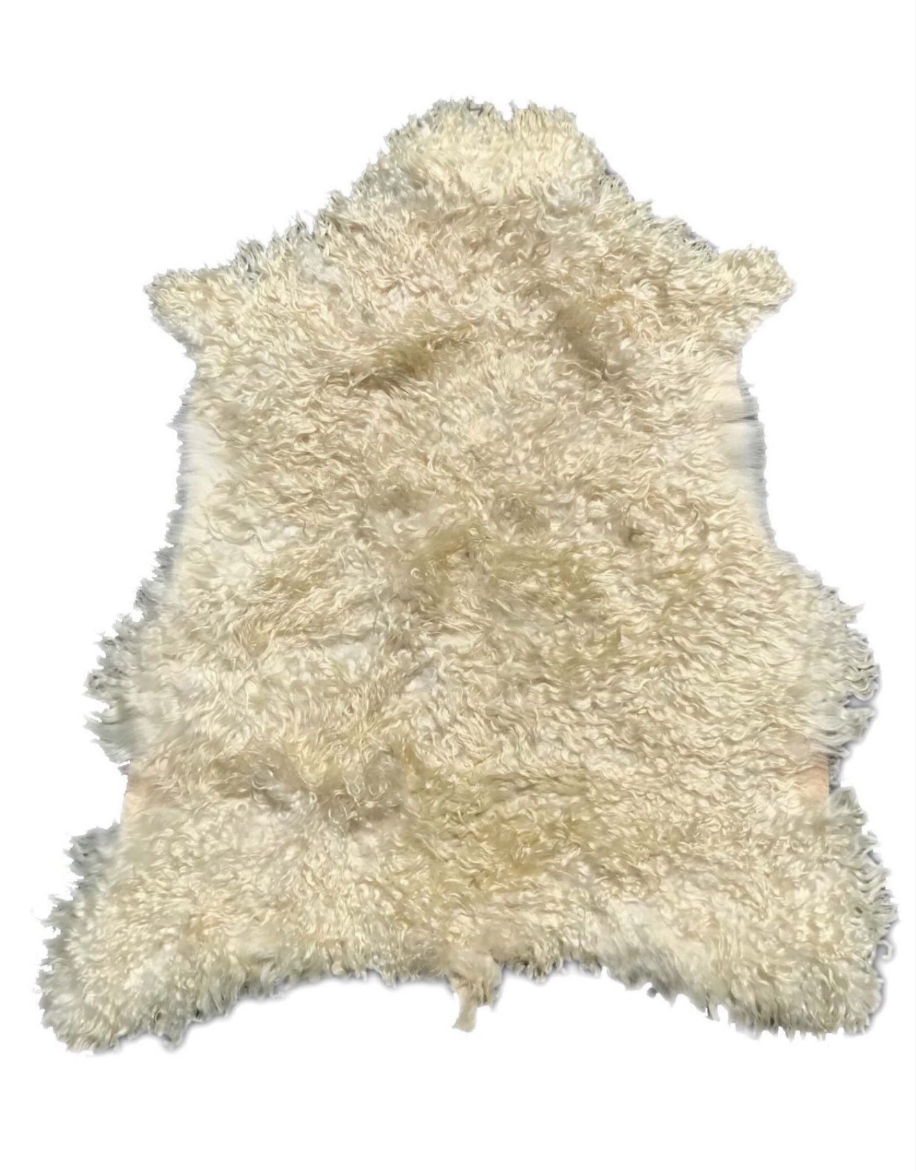 Angora Goat Hide - White - Hides & Leathers - 