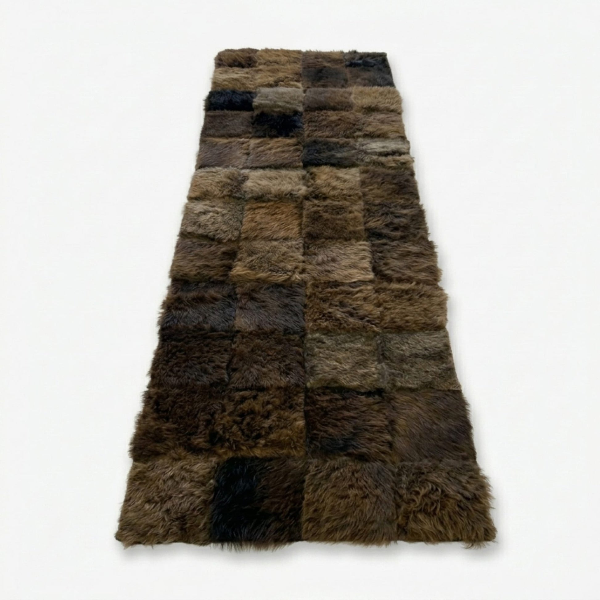 Bison Hide Rug | Hair - On 2x6 Ft – Natural American Buffalo - Hides & Leathers - Rug