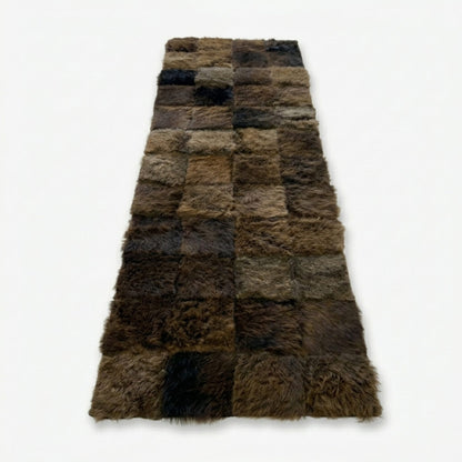 Bison Hide Rug | Hair - On 2x6 Ft – Natural American Buffalo - Hides & Leathers - Rug