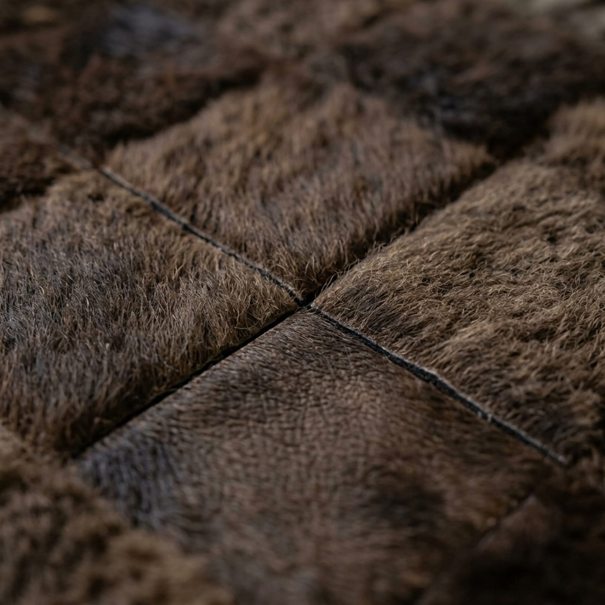 Bison Hide Rug | Hair - On 2x6 Ft – Natural American Buffalo - Hides & Leathers - Rug