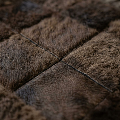 Bison Hide Rug | Hair - On 2x6 Ft – Natural American Buffalo - Hides & Leathers - Rug