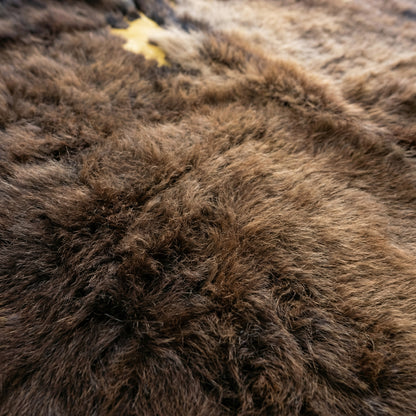 American Bison Hide Rug - Second Grade | 7'x6'