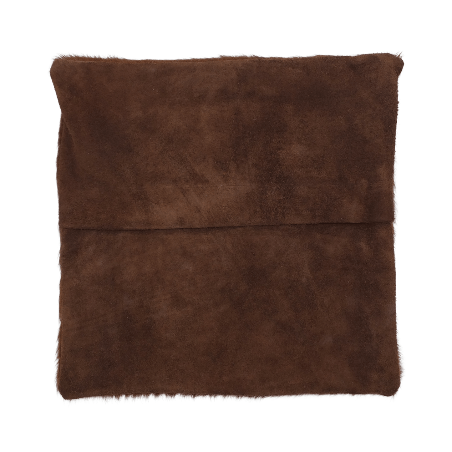Brown & White Cowhide & Buffalo Hide Star Pillow Cover, 20" x 20" - Hides & Leathers - pillow