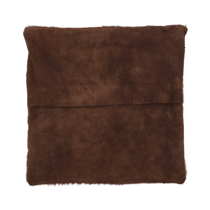 Brown & White Cowhide & Buffalo Hide Star Pillow Cover, 20" x 20" - Hides & Leathers - pillow