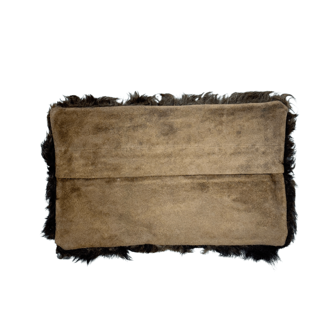 Buffalo Pillow 20"x12" Single Sided - Hides & Leathers - pillow