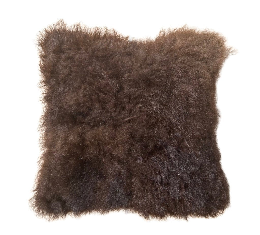 Buffalo Pillow 20"x20" Patchwork - Hides & Leathers - 