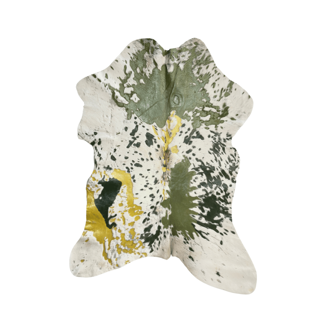 Calf Hide - paint splashes - Pick and Get - Hides & Leathers - Calf Hide