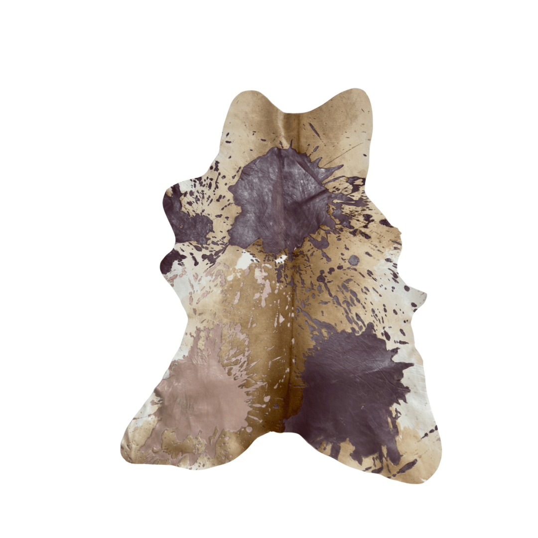 Calf Hide - paint splashes - Pick and Get - Hides & Leathers - Calf Hide