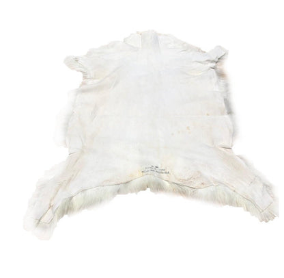 Cashmere Goat Hide - White - Hides & Leathers - 