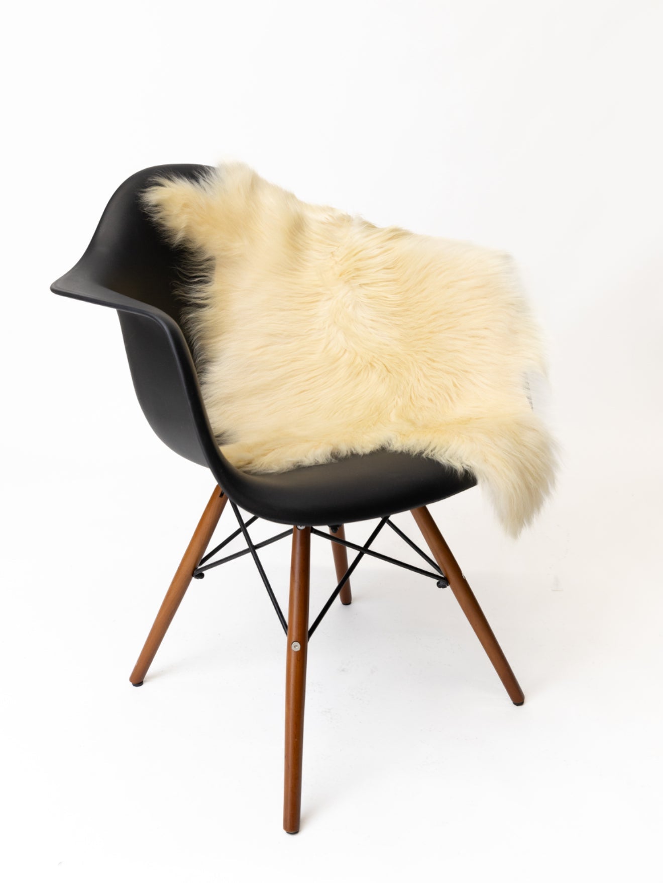 Cashmere Goat Hide - White - Hides & Leathers - 