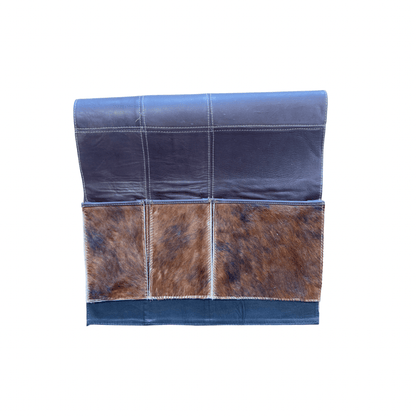 Cowhide and Leather Bedside Organizer - Hides & Leathers - 