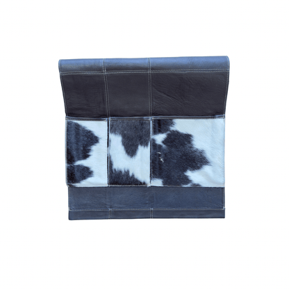 Cowhide and Leather Bedside Organizer - Hides & Leathers - 