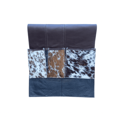 Cowhide and Leather Bedside Organizer - Hides & Leathers - 