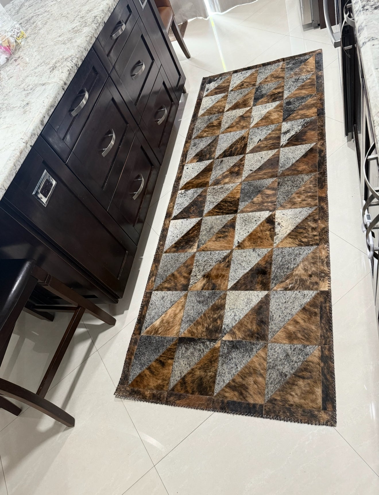 Cowhide Area Rug - Rectangle - Hides & Leathers - Hair On Cow