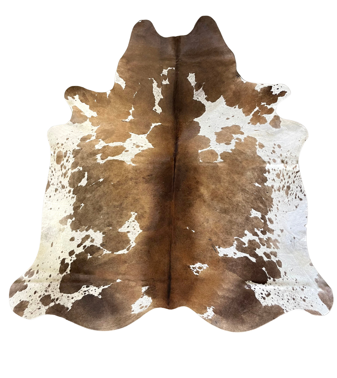 Genuine Cowhide Rug Exotic Brown and White (Brazilian)