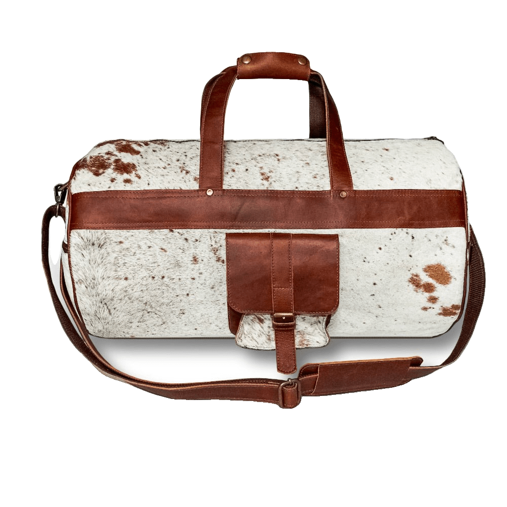 Cowhide Leather Duffel Bag - Hides & Leathers - Cowhide Duffel Bag