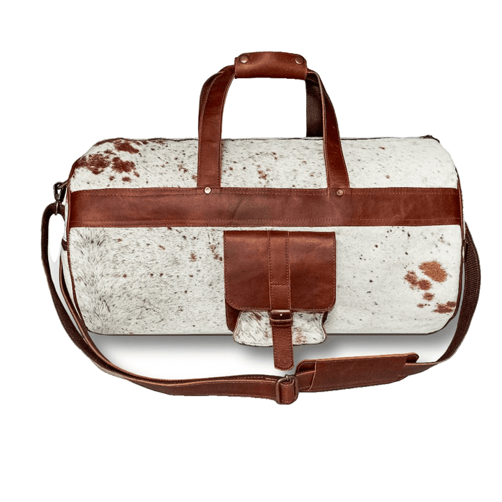 Cowhide Leather Duffel Bag - Hides & Leathers - Cowhide Duffel Bag