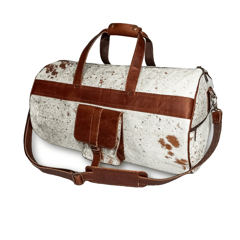 Cowhide Leather Duffel Bag - Hides & Leathers - Cowhide Duffel Bag