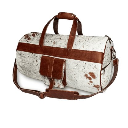 Cowhide Leather Duffel Bag - Hides & Leathers - Cowhide Duffel Bag