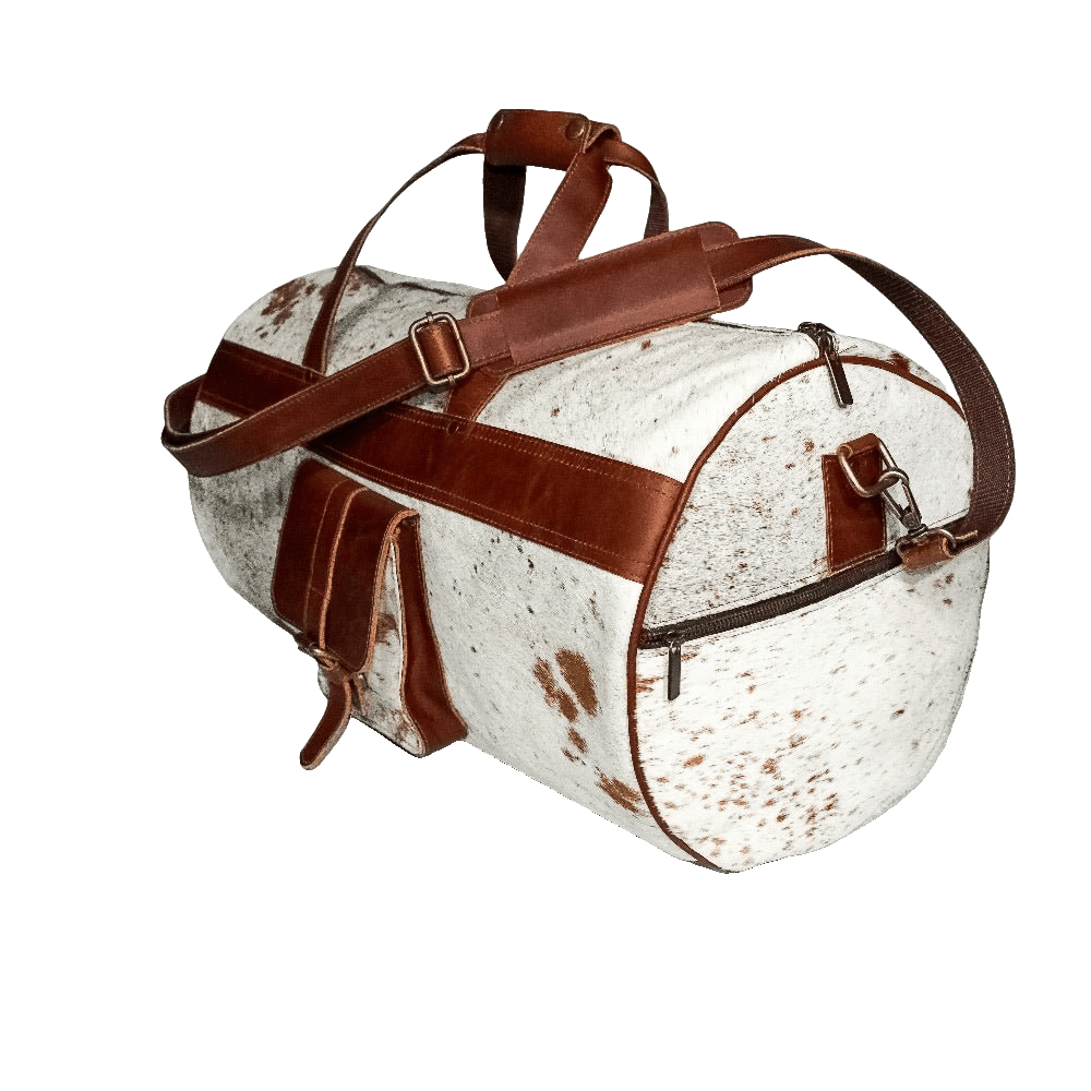 Cowhide Leather Duffel Bag - Hides & Leathers - Cowhide Duffel Bag