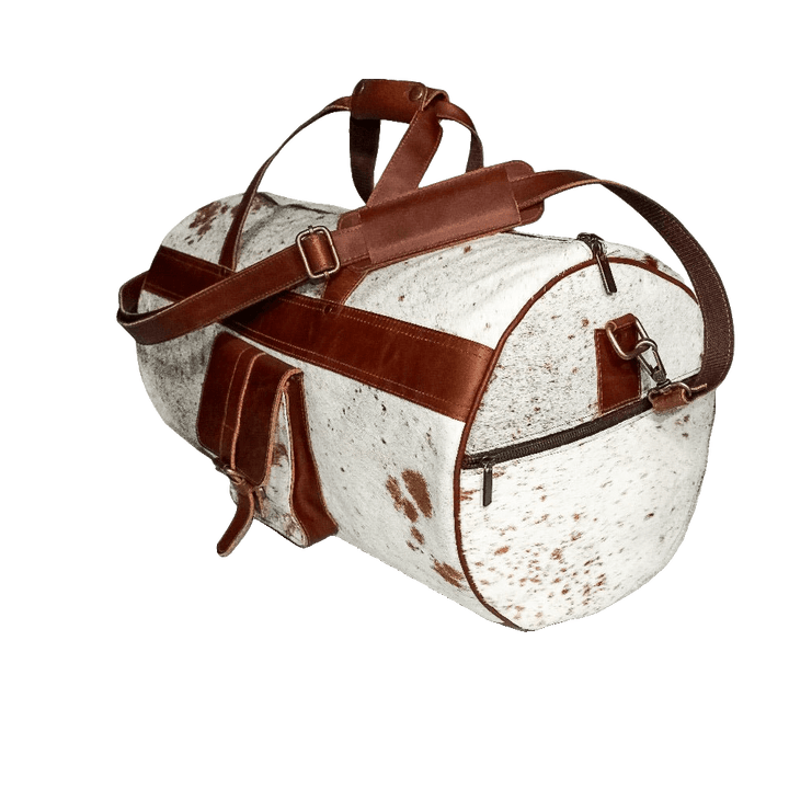 Cowhide Leather Duffel Bag - Hides & Leathers - Cowhide Duffel Bag