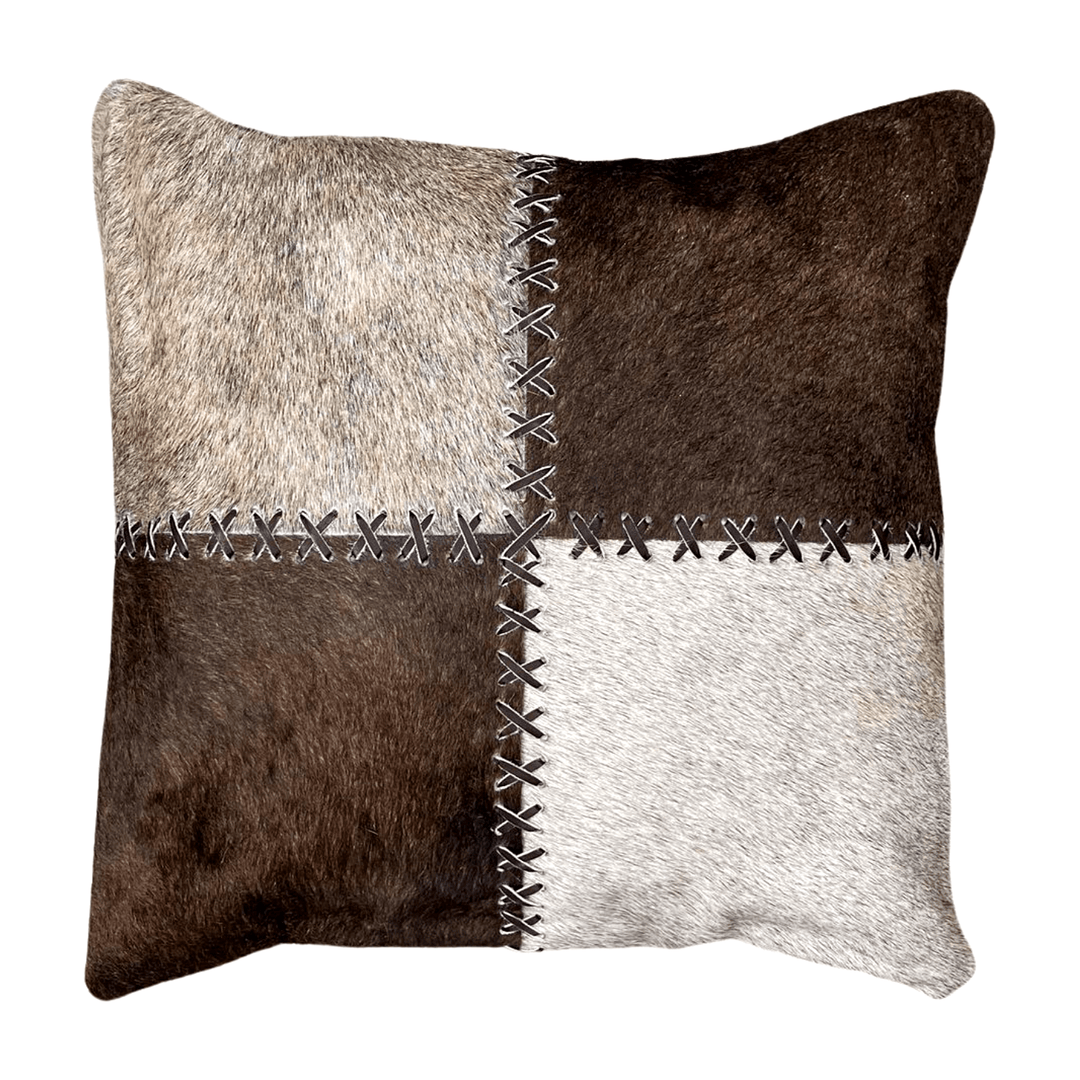 Cowhide Pillow - Patch Square - Hides & Leathers - pillow